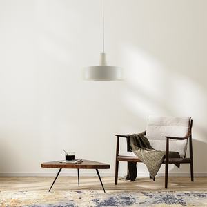 Lampada da soffitto 1xE27 bianca, design moderno, ideale per illuminare abitazioni e uffici, fornisce luce calda e accogliente. - Product Image 1