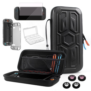<b>Switch</b> 2 Protective <b>Case</b> Pc Material 30.2x14.6x5.9cm For Nintendo <b>Switch</b> 2 Console Carrying With Screen Protector And Card - Product Image 5