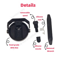Bec amovible chaud sans BPA 14oz 20oz 30oz gobelet de voyage 30oz ProTour gobelet en paille à rabat détachable étanche avec couvercle à poignée