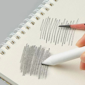 Papier feutré blanc épais Foska, robuste et ne se plie pas facilement, 6 tailles différentes, estompeurs <span class=keywords><strong>pour</strong></span> le dessin au fusain sur papier - Product Image 4