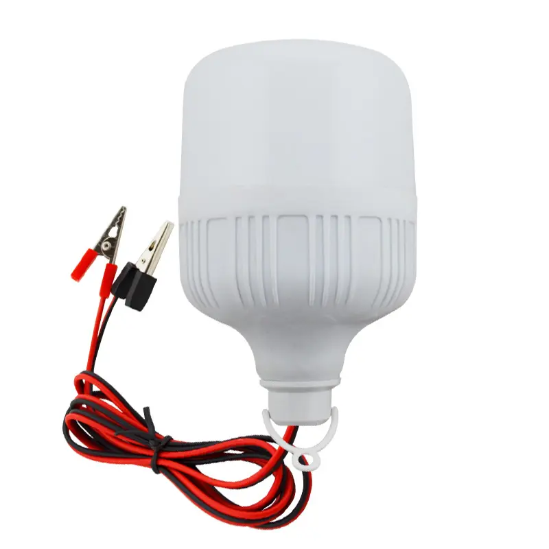 China factory wholesale DC12V with 2 meters switch cable solar led lights bulb with cable for home indoor decoration home