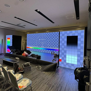 Pantalla Led de alquiler para interiores y exteriores, pared de techo a todo Color P3.9 P3.91, pared de vídeo Led de 500x500 0/1000mm, pantallas de visualización de aluminio fundido a presión - Product Image 1