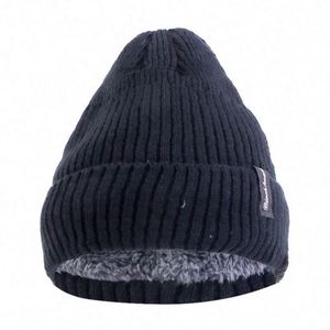 Bonnet en satin personnalisé avec logo, bonnets d'hiver tricotés chauds doublés en peluche, en acrylique, unisexe, style image, vente en gros - Product Image 6
