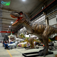 Modèle de dinosaure Tyrannosaurus géant animatronique Gecai Dino Park à vendre pour centre commercial, parc d'attractions, zone scénique