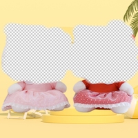 Peluches Anime Halo Kittens Rouge Rose en Gros, Adorables Cadeaux de Décoration, Jouets en Peluche Personnages de Dessins Animés pour Filles et Enfants
