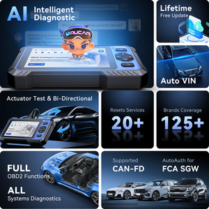 MUCAR 682 Diagnostische Hulpmiddelen Volledig Systeem Automotive OBD2 Scanner Bidirectioneel 20 Reset Levenslange Gratis Update CANFD Auto Scan Hulpmiddelen - Product Image 2