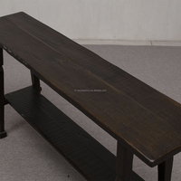 Console en bois massif antique, finition rustique Wabi-Sabi, écologique, faite à la main, meubles de salon pour hôtel, chambre à coucher, salle à manger