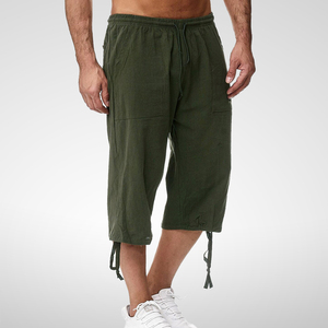 Shorts Bermuda <span class=keywords><strong>Homme</strong></span> Taille Haute en Coton, Longueur 3/4, Grande Taille 5XL, <span class=keywords><strong>3XL</strong></span>, Pantalon d'Été pour <span class=keywords><strong>Homme</strong></span> - Product Image 5