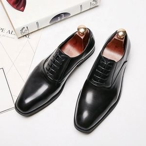 Chaussures habillées et Richelieu pour hommes en cuir véritable faites à la main, mocassins décontractés et formels à lacets, personnalisables avec logo pour le dropshipping - Product Image 3