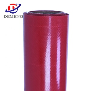 Polyester <strong>Material</strong> 500GSM 600GSM 700GSM <strong>Red</strong> Blue Green PVC Vinyl Coated Tarpaulin Roll Fabric for Tent Awning Car Cover - Product Image 5