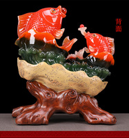 Nouvelle statue de poisson Feng Shui pour la décoration de bureau et de maison