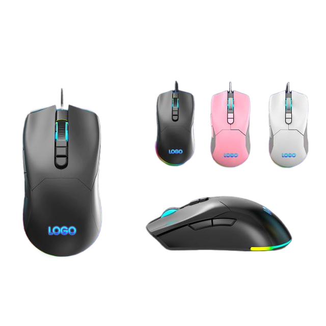 RGB Ergonomic Gaming Mouse with Programmable Features Sensor Right Hand Orientation