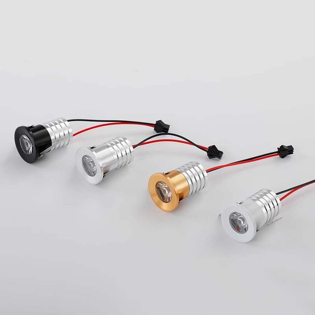 1W 3W LED Mini Spotlight Cabinet Lamp Ceiling Spot Light for Kitchen Wardrobe Showcase with Led Driver AC85-265V