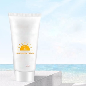 Etiqueta privada SPF50 Loción de protección solar blanqueadora vegana Crema mineral orgánica para el cuidado de la piel facial Bloqueador solar para el sol de vacaciones - Product Image 3