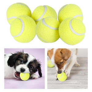 Mainan kunyah hewan peliharaan karet tahan lama bola tenis latihan canggih untuk bermain anjing interaktif bola lempar latihan - Product Image 6