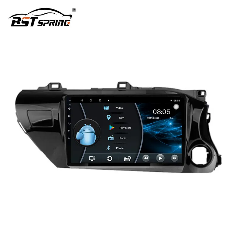 2DIN Autoradio אנדרואיד רכב אודיו רדיו עבור טויוטה Hilux 2015-2020 רכב ניווט GPS מולטימדיה נגן Carplay סטריאו