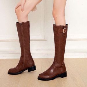 Nouvelles bottes à talons hauts tendance et élégantes de style occidental pour femmes avec fermeture éclair raffinée pour un usage quotidien - Product Image 2