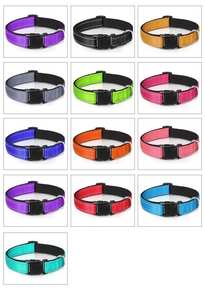 उच्च चिंतनशील नायलॉन वेबबिंग पालतू कुत्ते कॉलर पट्टा सेट कस्टम समायोज्य स्टाइलिश ओएम डिजाइन लक्जरी शैली मुक्त नमूना कम मौक - Product Image 6