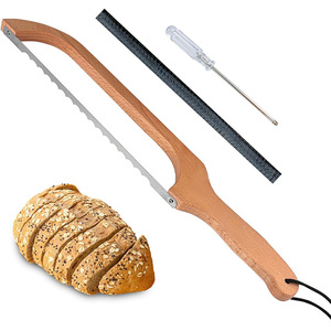 Cortador de <span class=keywords><strong>Pan</strong></span> de Madera Maciza Premium con Diseño de Arco, Borde Dentado Ecológico <span class=keywords><strong>para</strong></span> <span class=keywords><strong>Pan</strong></span> de <span class=keywords><strong>Levadura</strong></span> y Masa Madre, Cuchillo Protector <span class=keywords><strong>para</strong></span> <span class=keywords><strong>Pan</strong></span> - Product Image 1