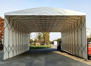 Event Push Pull <b>Tent</b> - Colorful Foldable Movable <b>Canopy</b> PVC Folding Retractable awning Custom Logo Acceptable - Product Image 2