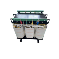 Transformateur de puissance triphasé sec 380V à 400V 50Hz avec enroulement en aluminium et bobine circulaire