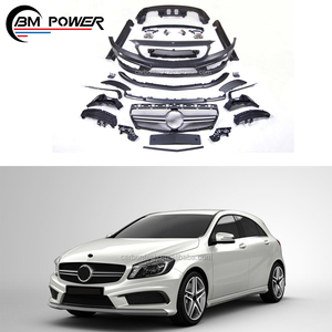 Piezas de carrocería de alta calidad, Kit de faldón lateral, parachoques delantero, Clase A, W176, A200, <span class=keywords><strong>A250</strong></span>, A260, A45 - Product Image 1