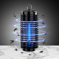 Lámpara Eléctrica Antimosquitos, Trampa para Insectos de Tamaño Pequeño, Luz UV Fotocatalítica para el Hogar, Atrapa Mosquitos de Voltaje Universal