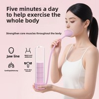 Entrenador de Respiración con Mancuernas para Capacidad Pulmonar Abdominal, Abdominales, Six-Pack, Ejercicio del Suelo Pélvico, Músculo Facial Maseter, Lifting Facial en V