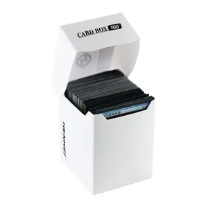 Hot Sell Flap Storage Game Case Business Card Collection Box plastic TV Cards Box Deck Box Custom Card Case