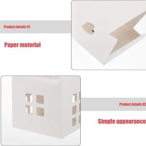 Boîtes à bonbons en forme de <span class=keywords><strong>maison</strong></span>, boîtes cadeaux en papier kraft, sacs à friandises en carton pour mariage, baby shower, fête d'anniversaire - Product Image 5