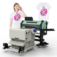 2025 nouvelle imprimante DTF de Film PET de transfert de chaleur de t-shirt numérique de conception avec la machine de poudre de secousse