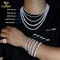 Bracelet tennis en diamant de laboratoire certifié IGI, chaîne en or 10K 14K 18K, 2MM 3MM 4MM 5MM, diamant CVD VVS créé en laboratoire