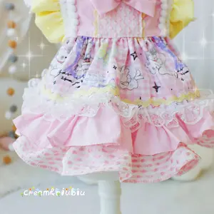 Pet Spring Summer Clothes Cute Lolita Skirt