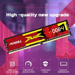 PUSKILL Factory Wholesale DDR4 <strong>Ram</strong> 32GB <strong>16</strong> <strong>GB</strong> 8GB Desktop Memoria <strong>Ram</strong> DDR 4 2400MHz 2666MHz 3200MHz for Gaming Desktop Pc - Product Image 1