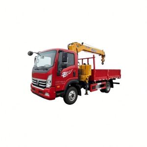Grúa de Pluma Recta Sinotruk de 6.3 Toneladas, Equipo de Elevación Hidráulico Móvil para Trasplante de Árboles en Viveros con Asiento de Alta Posición - Product Image 1