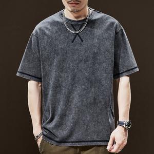 कस्टम उच्च गुणवत्ता वाले रिवर्स कट टी शर्ट के अंदर पुरुषों की फैशन-विंटेज टी शर्ट के अंदर फैशन - Product Image 5