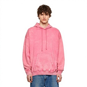 Sudadera con Capucha Estilo Vintage Old Street, Alta Calidad, 100% Algodón, Lavado Ácido, Lavado a la Piedra, Forro Polar, Sudadera Sólida de Invierno, Fabricante de Pakistán - Product Image 1
