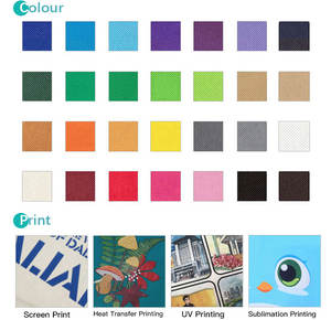 กระเป๋าเป้สะพายหลังผ้าใบคอตตอนขนาดใหญ่มีเชือกรูดกระเป๋าเป้สะพายหลังสำหรับกิจกรรมงานฝีมือ DIY - Product Image 6