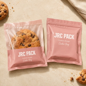 Emballage personnalisé pour biscuits, sachet <span class=keywords><strong>individuel</strong></span> pour biscuits, emballage en plastique mat thermoscellable avec fenêtre transparente - Product Image 3