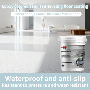 Revestimiento Epóxico para Pisos con Efecto Mármol Autonivelante de Alto Brillo, Arena de Color, Venta al por Mayor de Fábrica, Duradero - Product Image 2