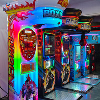 Machine de boxe à monnayeur avec affichage LED du score – Jeu d'arcade très rentable pour centre de jeux et parc d'attractions