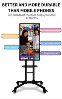 Machine de diffusion en direct Écran tactile LCD Écran intelligent 2k Panneau d'affichage rotatif Téléviseur avec systèmes personnalisés