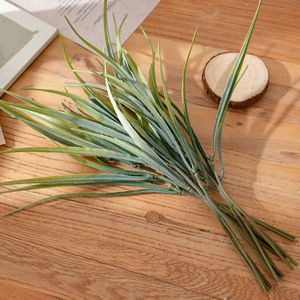 Ramo de Césped Artificial Dicotómico Verde de Plástico para Decoración Interior, Suministros para Manualidades y Bodas YC1092 - Product Image 3