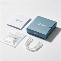 Kit de rangement durable pour aligneurs orthodontiques avec logo personnalisé imprimé, fermeture magnétique, pour clinique dentaire