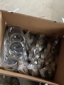 304 Edelstahl Hochleistungs-V-Band Auspuffschlauchklemme Sanitär-Beschichtete Federklemme Verzinkter Stahl - Product Image 5