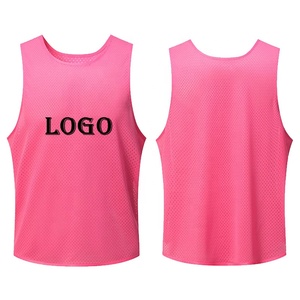 Baberos de baloncesto de práctica de scrimmage personalizados al mejor precio, chaleco de fútbol naranja de malla para niños y hombres, centavos de fútbol de alta calidad - Product Image 4