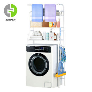 Étagère de rangement multi-niveaux en métal <span class=keywords><strong>pour</strong></span> salle de bain, rouleau de papier toilette et table de machine à laver, utilisation <span class=keywords><strong>pour</strong></span> les chaussures - Product Image 1