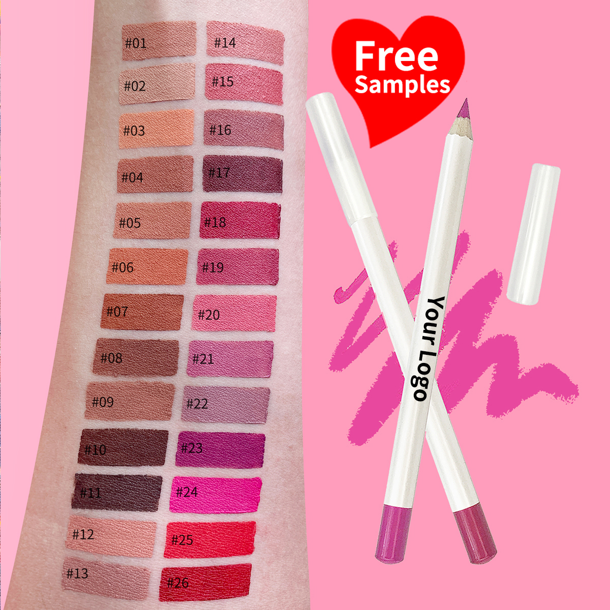 Benutzer definierte vegane Creme matt Lip liner Verkäufer nackt braun Lippen stifte wasserdicht Lip liner Stift Private Label Lip Liner