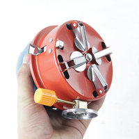 Réchaud à Gaz Butane Mini Portable Léger Coupe-Vent Métallique Pliant pour Camping et Voyage en Extérieur