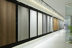 بلاط بورسلين داخلي رمادي اللون بمظهر رخام مموج، بلاط أرضيات بورسلانات لغرف المعيشة - Product Image 6